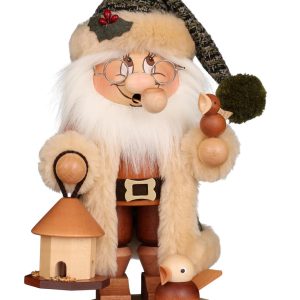 Räuchermann Wichtel Weihnachtsmann Vogelfütterung