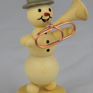 Schneemannmusikant „Tubabläser“