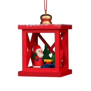 Baumschmuck Weihnachtslaterne mit Weihnachtsmann Neuheit 2024