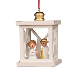 Baumschmuck Weihnachtslaterne mit Heiliger Familie Neuheit 2024