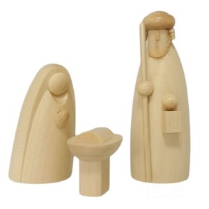 Heilige Familie natur (6cm)
