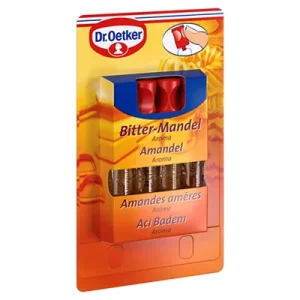 Dr. Oetker, Backaroma, Bittermandel, 4 Stück à 2 ml, 8 ml Packung