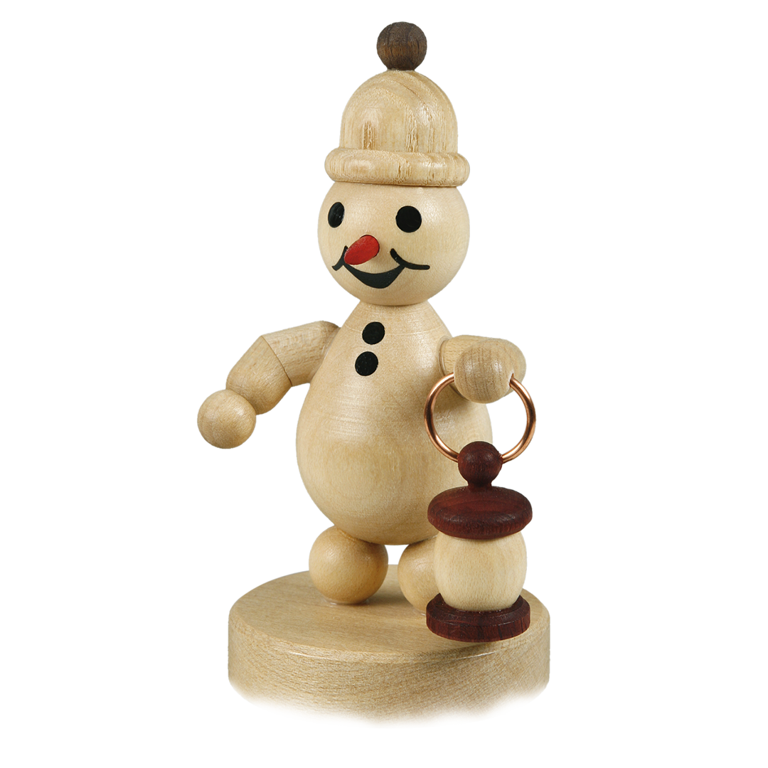 Schneemann Junior mit Laterne
