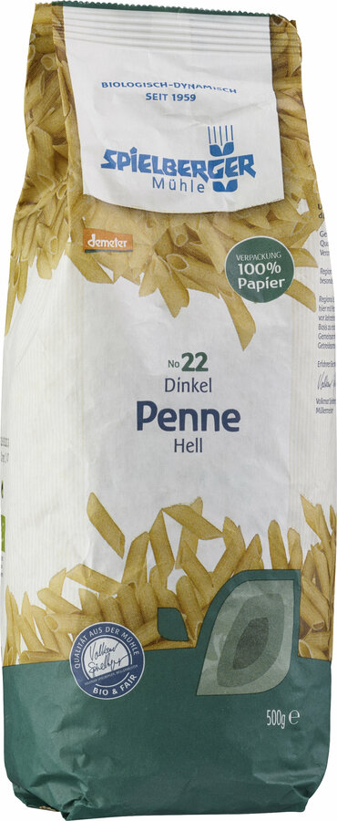 Dinkel Penne, hell, demeter
