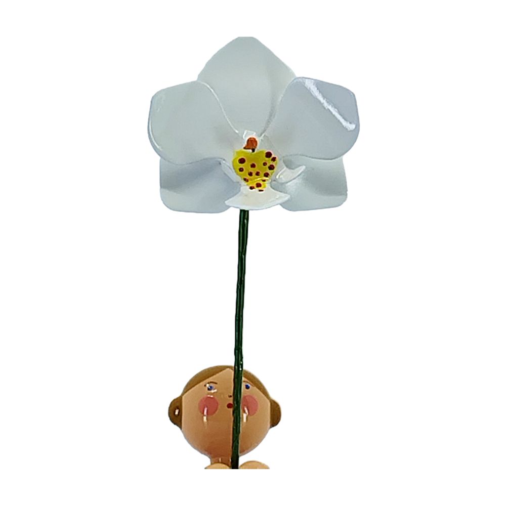 Blumenkind Mädchen mit Orchidee weiß – Bild 7