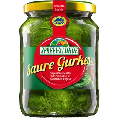 Spreewaldhof, Saure Gurken, 720 ml Glas