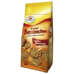 Dr. Quendt, Bemmchen, Vollkorn-Brotchips, 125 g Beutel