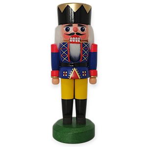 Nussknacker König blau, klein