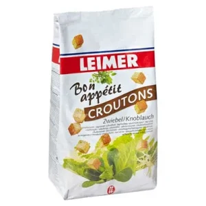 Leimer, Croutons mit Zwiebel & Knoblauch, 500 g Beutel