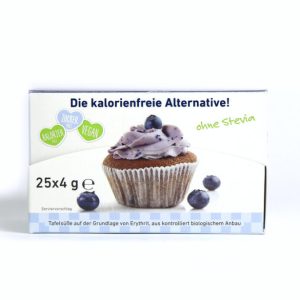Kalorienfreie BioSüße Bio Erythrit To go Box 25 St X 4g