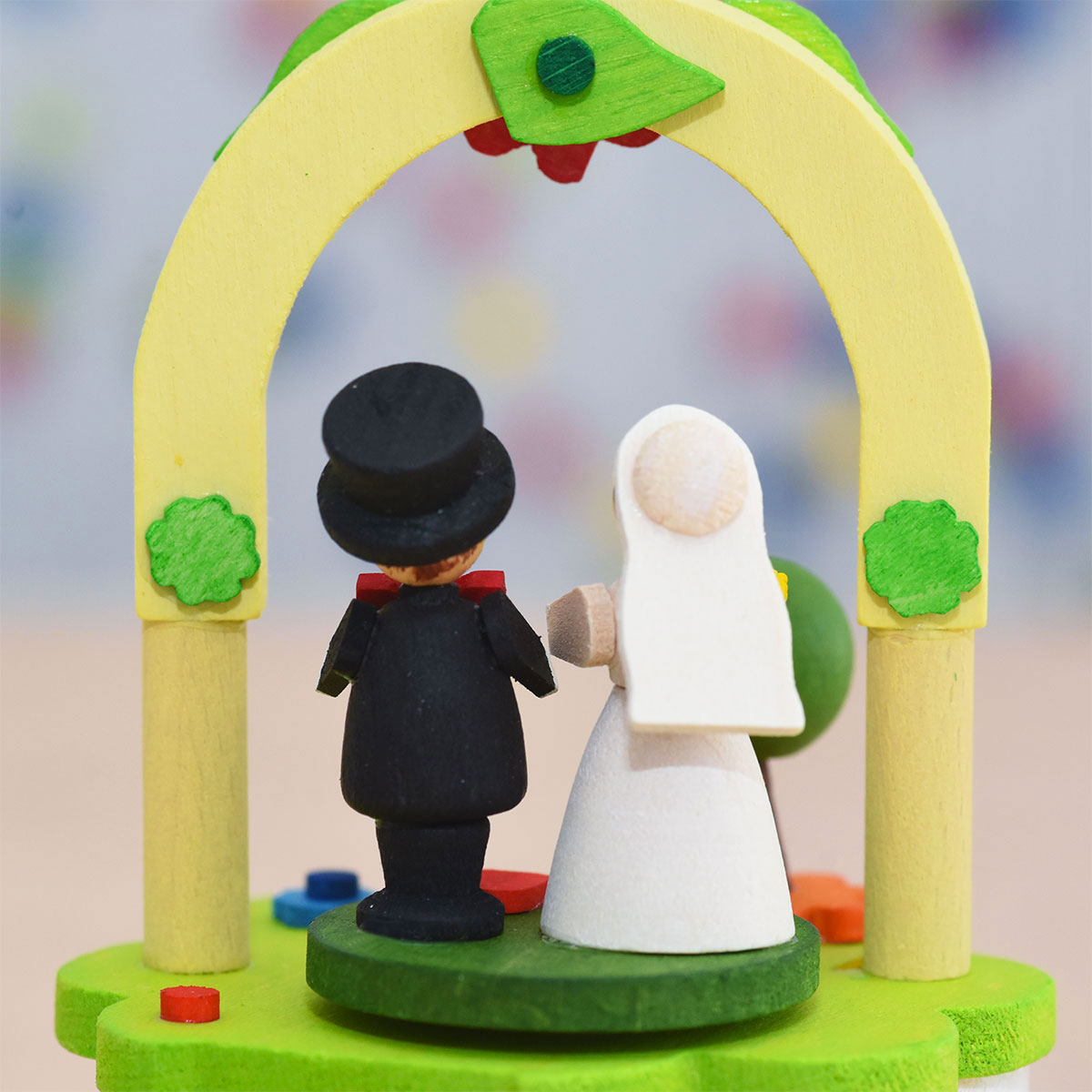 Kurbelspieldose Brautpaar – Bild 4