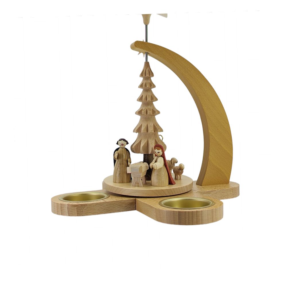 Teelichtpyramide Christi Geburt – Bild 3