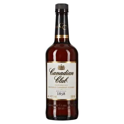 Canadian Club, Imported Blended Canadian Whisky, 40 % Vol., 0,7 l Flasche