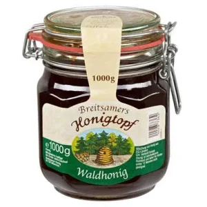 Breitsamer, Honigtopf, Waldhonig, 1 kg Tiegel