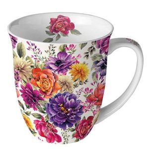 Tasse groß Annemonen – Mug 0.4 L Anne white