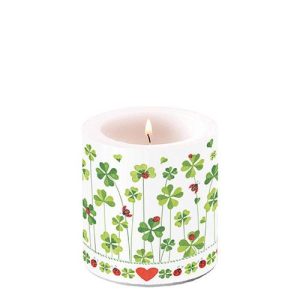 Dekorkerze klein Viel Glück – Candle Small Good Luck