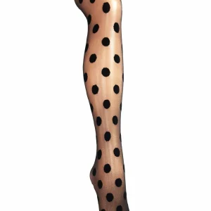 Apollo Tights 50 Big-Dots Schwarz, 36-42