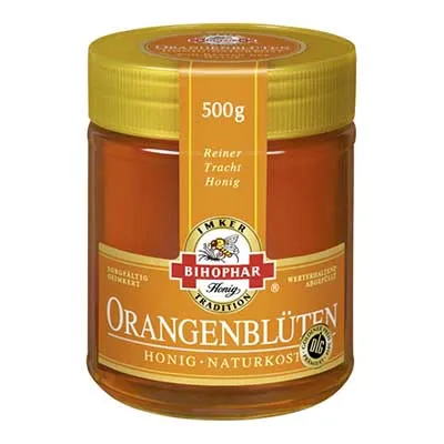 Bihophar, Orangenblüten-Honig, 500 g Glas