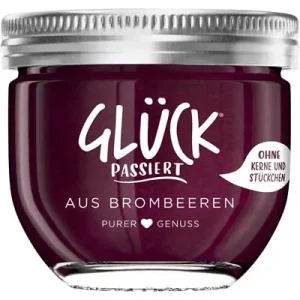 Glück, Fruchtaufstrich Brombeere, 230 g Tiegel