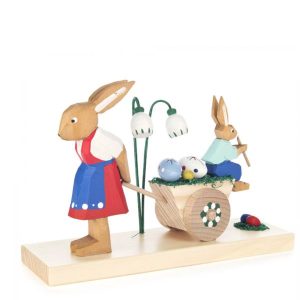 Osterkarren Mutter mit Kind