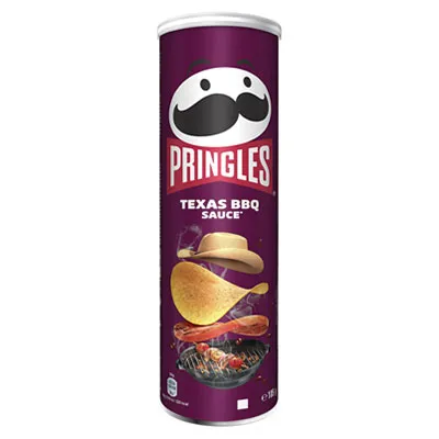 Pringles, Chips, Texas Barbecue Sauce, 185 g Dose