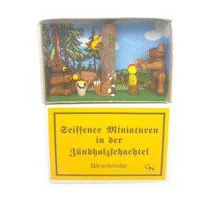 Zündholzschachtel – Bärenkinder