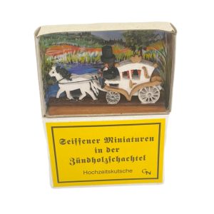 Zündholzschachtel – Hochzeitskutsche
