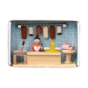 Zündholzschachtel – Fleischerei