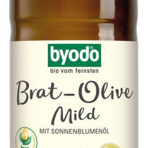 Brat-Olive Mild, high-oleic Sonnenblumenöl und natives Olivenöl extra, hocherhit