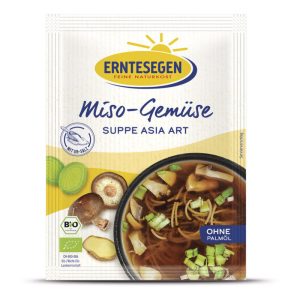 Miso-Gemüse Suppe Asia Art Bio