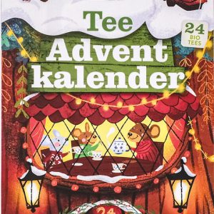 Tee Adventkalender 24 Aufgussbeutel, Doppelkammerbeutel