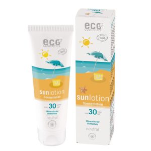 ECO Sonnenlotion neutral LSF 30 – 125ml mit Bio Aloe Vera, Bio Granatapfelkernöl