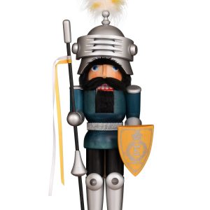 Nussknacker Ritter Lancelot lasiert