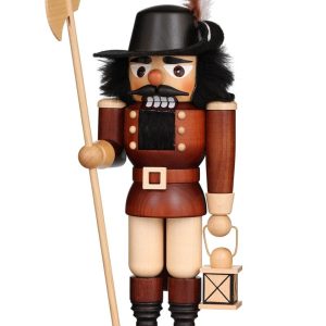 Nussknacker Nachtwächter klein natur