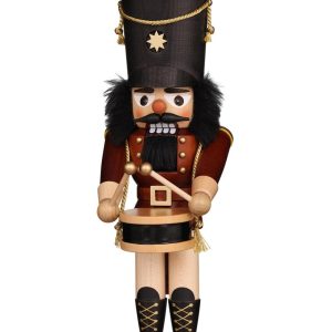 Nussknacker Trommler klein natur