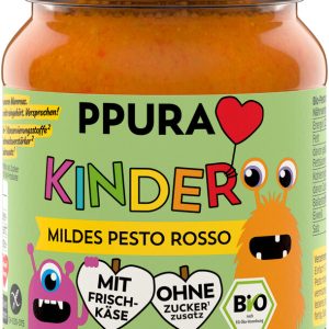Bio KINDER Mildes Pesto Rosso, 120g