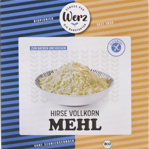 Hirse Vollkorn Mehl, glutenfrei