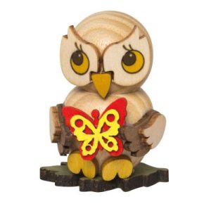 Eulenkind mit Schmetterling, zum Stellen