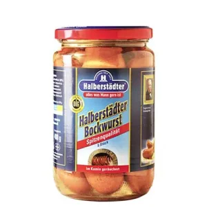 Halberstädter, Bockwurst, Rind & Schwein, 400 g Glas