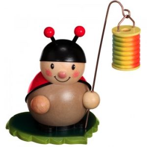 Marienkäfer mit Lampion bunt