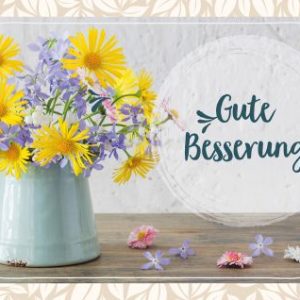 Teekarte “Gute Besserung”
