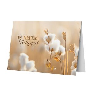 Faltkarte In tiefem Mitgefühl