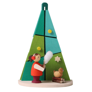 Baumschmuck Baum Winterkind mit Katze