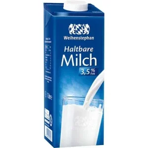 Weihenstephan, Haltbare Milch, 3,5 % Fett, 1 l Packung