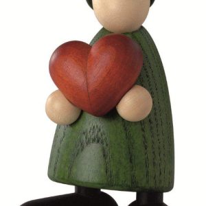 Gratulant Theo grün mit Herz