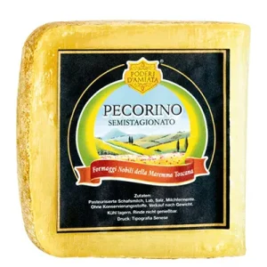 Poderi D’Amiata, Pecorino Semistagionato, 45 % Fett, 300 g Packung