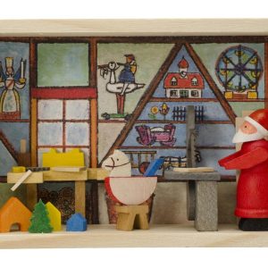 Glückwunschkästel Weihnachtsmannwerkstatt