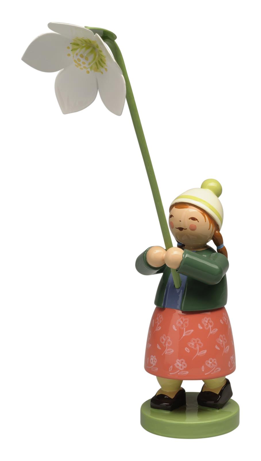 Mädchen mit Christrose