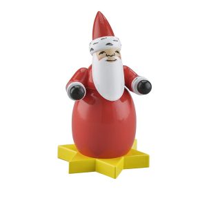 Weihnachtsmann, auf Stern
