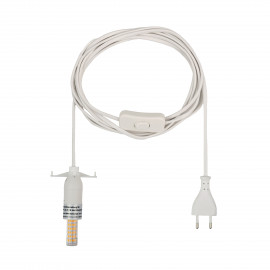 Kabel Innensterne aus Papier  i4-i8 – 6m weiß  (incl. LED) E14